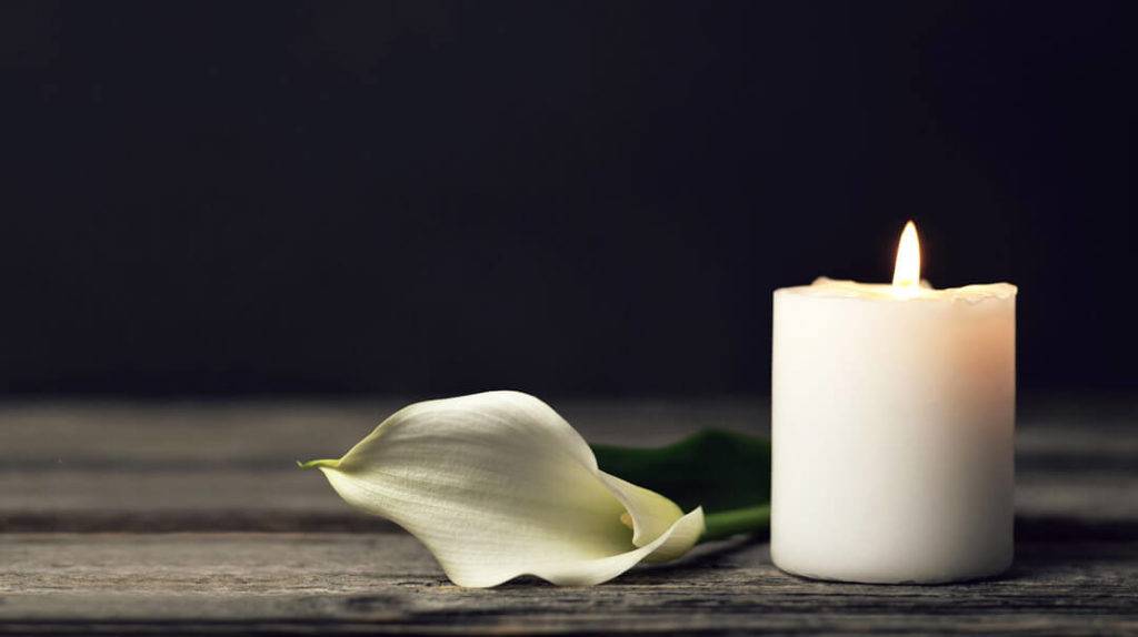 candle and petal