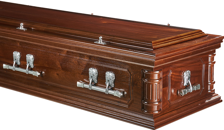 23 Worcester Solid Casket With Mahogany Stain Copy