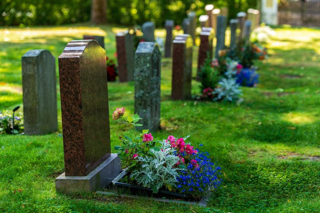 graveyard head stones