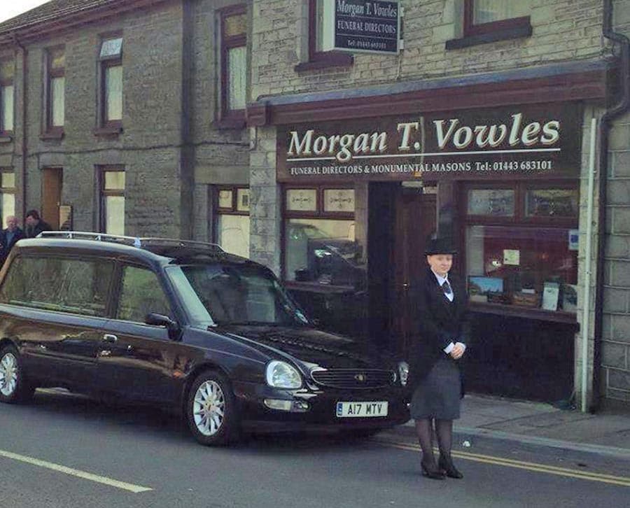 Leanne Standing Outside The Funeral Directors.jpg