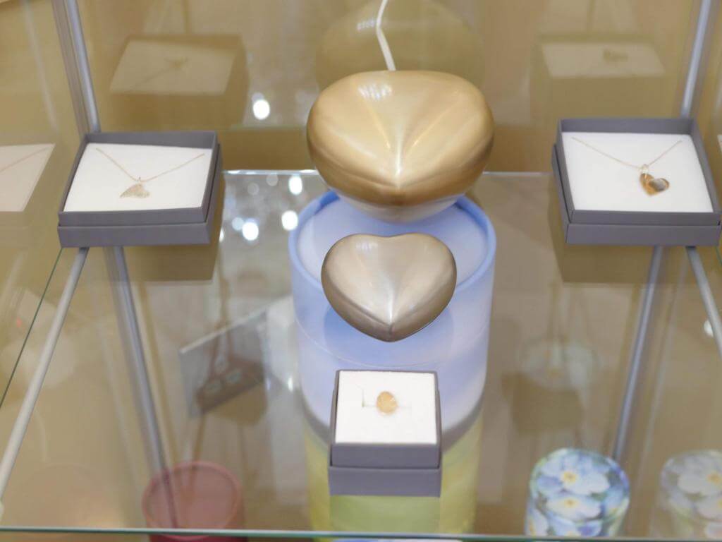 jewellery in cabinet