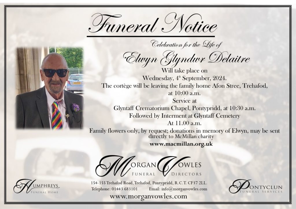 Funeral Notice Delaitre